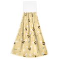 thumbnail image 7 of Yayeee Kitchen Hanging Hand Towels Set of 2 with Loop Bathroom Absorbent Tie Towel, Cute Bee Pattern, 7 of 7
