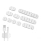 thumbnail image 1 of 10 Clips Organizadores de Cables Autoadhesivos para Clasificación de Escritorio Soporte para Cables de Datos Abrazadera de Fijación de Alambre Hebilla de Almacenamiento ANGGREK Otros, 1 of 8