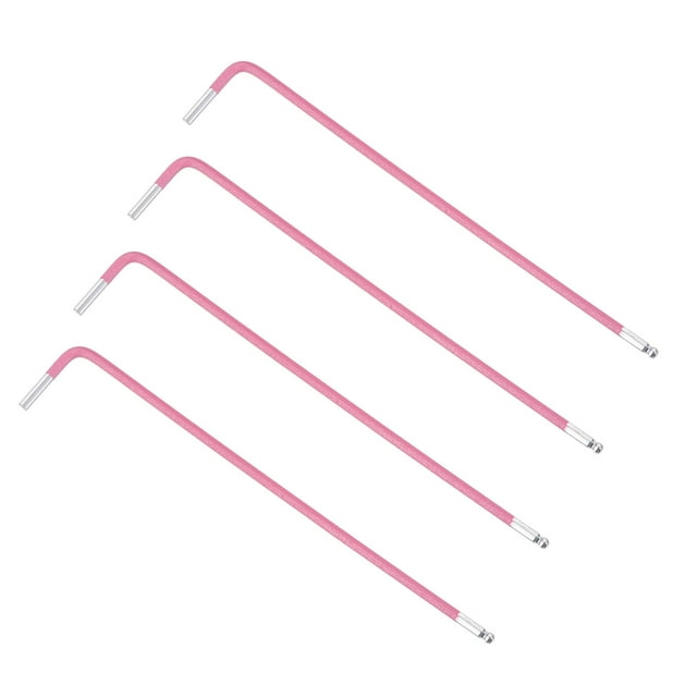 Unique Bargains Clé Hexagonale à Bille 2mm, Outil de Réparation en Acier en Forme de L, Lot de 4