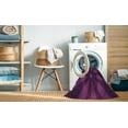 thumbnail image 2 of Ahgly Tapis Rond Lavable en Machine Intérieur Transitionnel Rose Prune Violet, 5 Pieds Rond, 2 of 7
