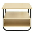 thumbnail image 4 of Furniture of America Javor 1-Drawer and 2-Cubby Wood Indoor Coffee Table,Light Maple, 4 of 8