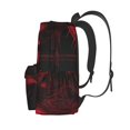 thumbnail image 3 of Easygdp Red Gothic Skeleton Throne for Large Capacity Backpack for Teen,Durable Backpack for Teens Spacious with Multiple Compartments for School and Travel, 3 of 8