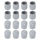 thumbnail image 1 of Protectores de patas de silla, 16 piezas de 3/4" - Tapas redondas de patas de silla de plástico, cubiertas antideslizantes para muebles (Gris), 1 of 7