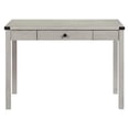 thumbnail image 4 of Victor Writing Desk with Drawer in Engineered Wood Champagne Oak Finish, 4 of 11