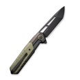 thumbnail image 2 of WE Knife Arsenal Frame Lock 20073-2 Knife 20CV Steel Black Titanium OD Green G10  Cuchillo, 2 of 4