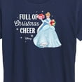 thumbnail image 3 of Disney - Full Of Christmas Cheer Cinderella - Women's Short Sleeve Graphic T-Shirt, 3 of 5