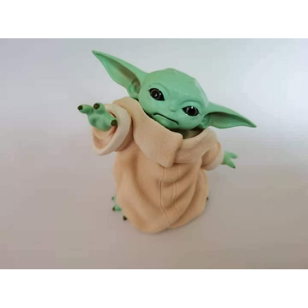 Baby Yoda Toy Figurine Set Cake Toppers For Birthday Party Imaginative Toy Gift For Kids Walmart Com