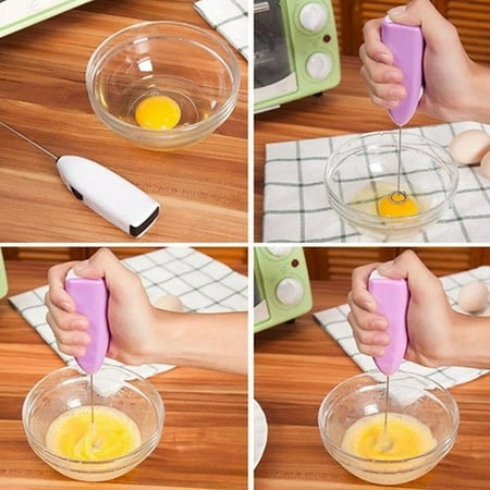Portable Eggs Whisk Frother Handheld Mixer Milk Foamer Eggs Electric