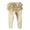 Beige, variant on Baby Girls'Ruffle Pants Toddlers Little Girls Yoga Dance Workout Leggings with Flower Trim Gymnastics Clothes