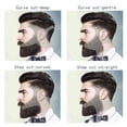 thumbnail image 3 of Beard Shaping Styling Tool ,2 Set Barber Shaping Tool with Pencil Beard Guide Template Mustache Stencil Guide Template Outliner Shaper Kit for Men, 3 of 7