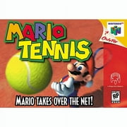 Mario Power Tennis - Nintendo 64 - game cartridge