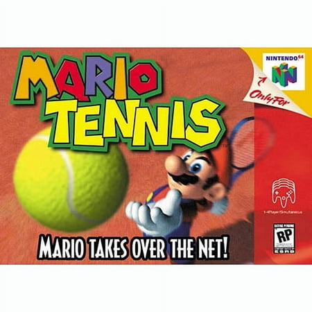 Mario Power Tennis - Nintendo 64 - game cartridge