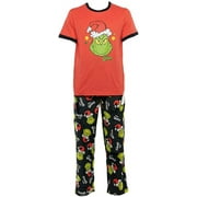 Men's Dr. Seuss The Grinch 2-piece Holiday Tee & Sleep Pants Set