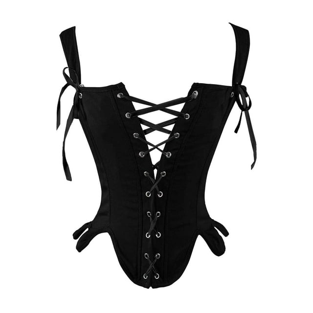 TINZ Women Solid Fashiona Lace Up Fishbone Corset With A Waist And Top Lady Body Suits under Garment