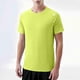 thumbnail image 1 of Ceisia Men's Slim Fit Short Sleeve Crew Neck Tee Solid Color Reflective Performance Sports Top Green XXL Gifts, 1 of 6