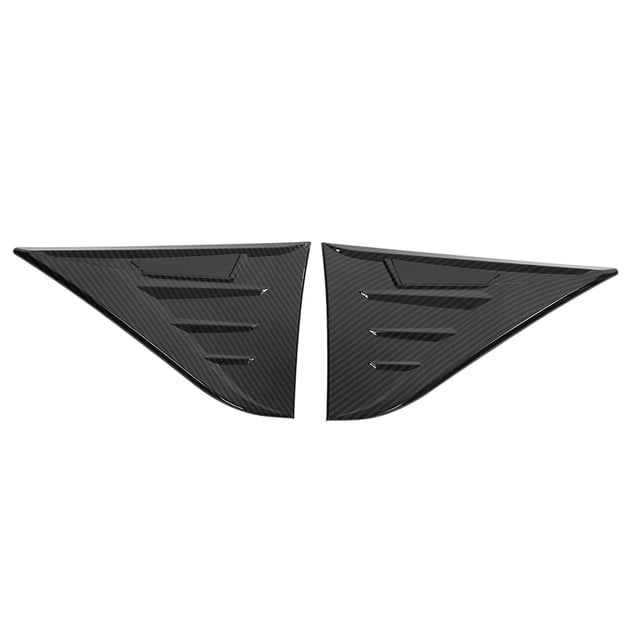 Side Wing Fender Cover,2 pcs Carbon Fiber Wing Fender Cover Side Wing Fender Trim High-Precision Functionality