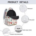 thumbnail image 4 of Pioneer Flower Backpack for School,Cute School Bag,Schoolbag with Adjustable Shoulder Straps & Padded Back,15.3"x11"x6.7", 4 of 6