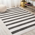 thumbnail image 2 of JONATHAN Y JONATHAN  Y Tavira Wide Stripe Indoor/Outdoor Area Rug 8 X 10 - Black/Cream, 2 of 5