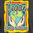 thumbnail image 3 of CafePress - Vegan For A Reason Dark T Shirt - Men's Classic Graphic Cotton T-Shirt, 3 of 4