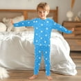 thumbnail image 6 of joogoo Starfish and Dots 2 Piece Long Sleeve Tee and Pants Cotton Pajama Set 6Y, 6 of 7