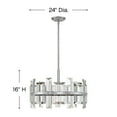 thumbnail image 2 of Fredrick Ramond Lighting - Odette-Six Light Chandelier-24 Inches Wide by 16, 2 of 2