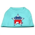 thumbnail image 1 of Republican Screen Print Shirts  Aqua Xl (16), 1 of 1