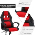 thumbnail image 3 of NiamVelo PC Gaming Chair Massage Office Chair Adjustable Computer Chair with Lumber Support for Adults and Kids 250lbs Capacity, Red, 3 of 7