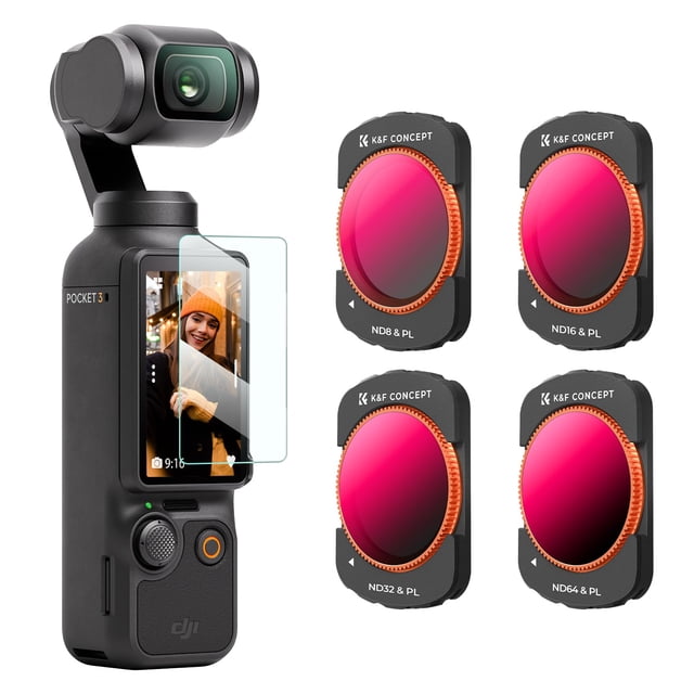 Set de filtros K&F Concept Magnetic ND polarizados para DJI Osmo Pocket 3