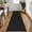 Black/Grey, variant on Woven Area Rug 2x3 Ft Washable Rugs for Entryway Braided Non Slip Throw Rugs Door Mat Indoor Outdoor Entrance Small Cotton Woven Carpet for Kitchen Foyer Front Door, Orange/Tan/Brown