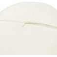 thumbnail image 3 of JWH 3D Round Flower Pillow Cover with Insert Decorative Throw Pillows Small Circular Soft Suede Pillows for Bedroom,Living Room and Hotel in Beige 14inch, 3 of 7