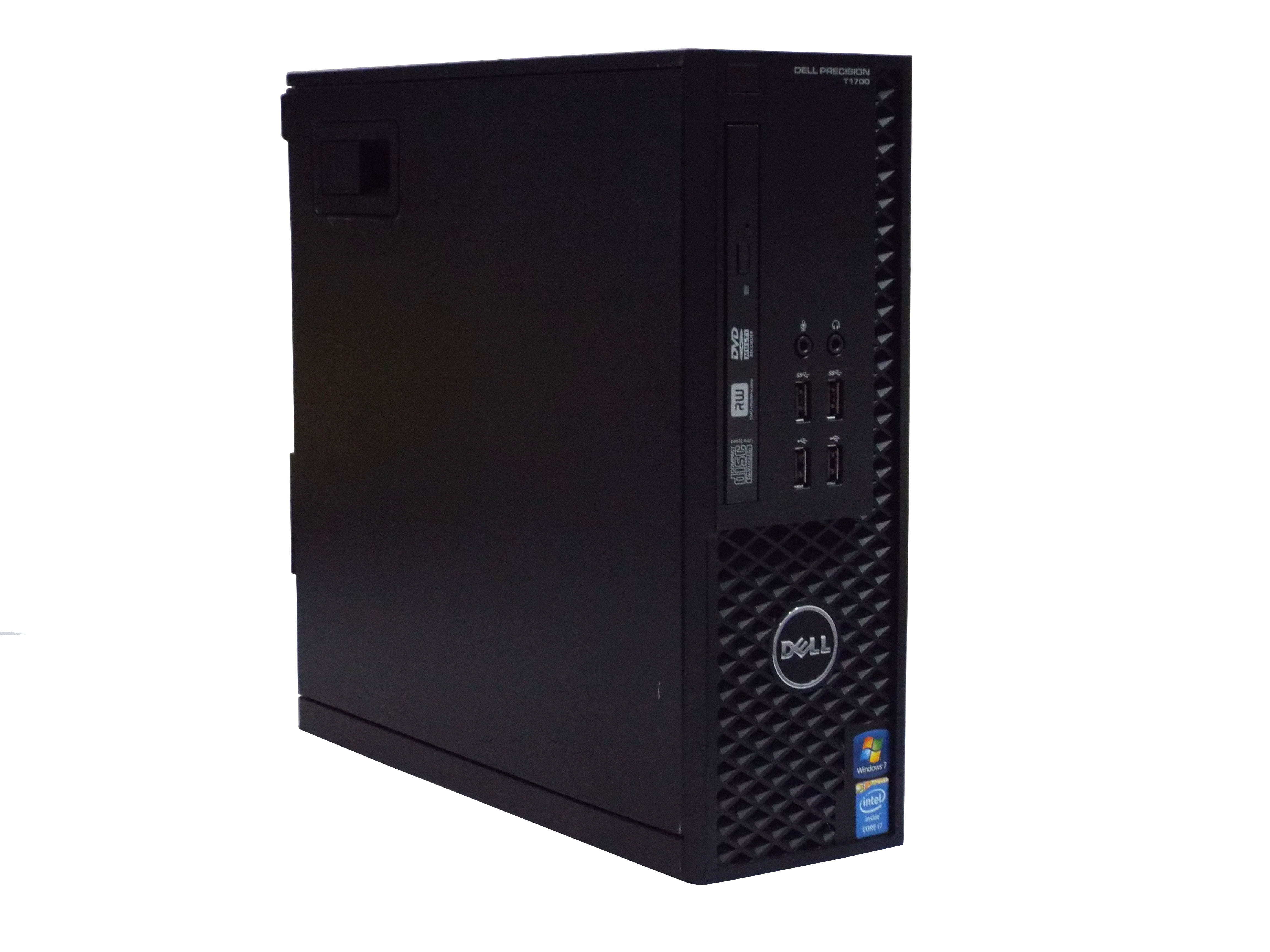 Dell Precision T1700 SFF Workstation Desktop PC, Intel Core i74770 3.4 GHz, 8GB RAM DDR3, 256GB