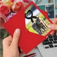 thumbnail image 4 of 1 Valentine's Day Card with Envelope - Loving Animals Cats C3504BVDG, 4 of 6