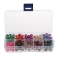 thumbnail image 6 of 1 Kiste (About 200 pcs) 10 Color 8mm Round Mixed Beads Assortment Lot for Jewelry Making and Crafting, 6 of 10