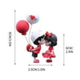 thumbnail image 3 of Teissuly Car Decoration Cute Car Decoration Couple Decoration Office Decoration, 3 of 3