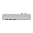 thumbnail image 2 of 7 En 1 Concentrador USB Tipo C 4K HDMI Y 2 USB C Y Lector De Tarjetas SD / TF Y 2 USB 3.0 Sunnimix Concentrador USB tipo C, 2 of 7