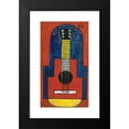 thumbnail image 2 of Joaquín Torres-García 15x24 Black Modern Framed Museum Art Print Titled - The Guitar (1935), 2 of 5