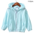 thumbnail image 1 of Abrigo para niños Chaqueta con capucha de algodón con protección solar para bebé niña niño, verde, 110cm Speravity AP001415-07, 1 of 7