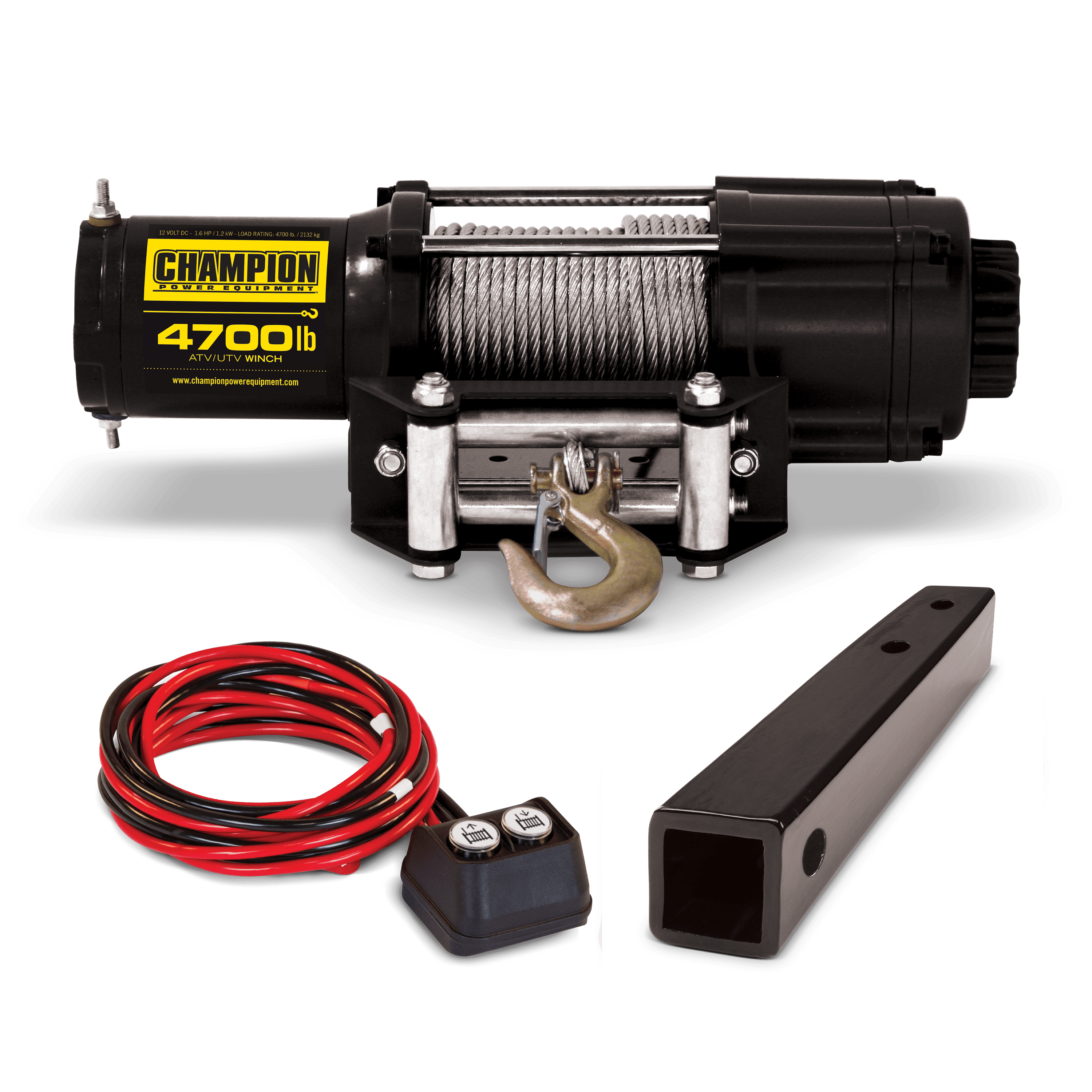 Champion Power Equipment 4700lb. ATV/UTV Winch Kit