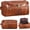 J, variant on Personalized Leather Toiletry Bag for Men Initial Travel Bag with Hook Monogrammed Toiletry Pouch Leather Travel Bathroom Kit with Side Handle for Wedding Anniversary Birthday Gifts(M)