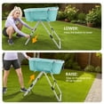 thumbnail image 3 of Portable Dog Bathtub, Elevated & Foldable Space-Saving Pet Shower Station with Efficient Drainage, Bathing Tub for Washing & Grooming Small/Medium Size Dogs and Cats Indoor & Outdoor, 3 of 8