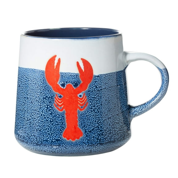 Cape Shore 16oz Stoneware Glazed Artisan Mug Lobster