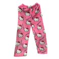 thumbnail image 3 of Sanrio-pantalones de pijama de Hello Kitty para mujer, pantalón suave de tela elástica doble de Anime, regalo de cumpleaños Kawaii, Halloween, 3 of 5