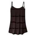 thumbnail image 3 of QUINDOS Tank Tops for Women Summer Brown Sports Fashion Printed Vest Sleeveless Blouse Rond-neck Suspenders Tops Camisoles for Women Plus Size, 3 of 4