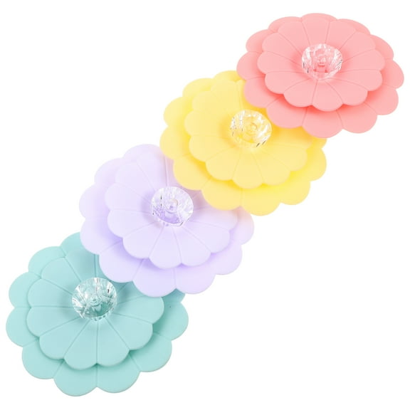 4 Pcs Silicone Mug Lid Splatter Bowls Anchor Replacement Lids Travel