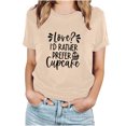 thumbnail image 2 of Valentines Day Gifts T-shirt à Manches Courtes Imprimé à Col Rond pour Femme, 2 of 8