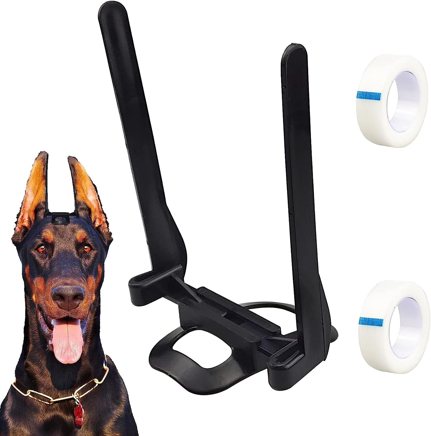Fongwan Dog Ear Posting kit, Dog Ear Stand Up Support with Tape for