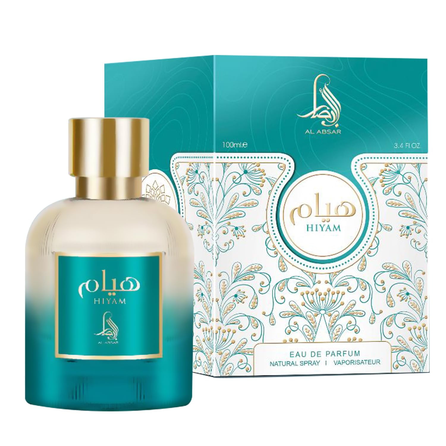 Rayhaan Elixir Eau de Parfum Spray, Amber Woody Fragrance, 3.4 oz