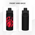 thumbnail image 3 of Botella de agua térmica Chick-fil-A de 18 oz, de acero inoxidable, novedosa, deportiva, portátil, para viajes, gimnasios al aire libre, 3 of 5