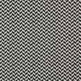 thumbnail image 1 of Designer Fabrics K0004G 54 Po Large Minuit et Off Blanc - Chevrons Inclinés Tissu d'Ameublement de Qualité Designer, 1 of 1