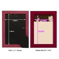 thumbnail image 4 of Asian Brocade II - Framed Print w/glass - Cherry Red, 4 of 8